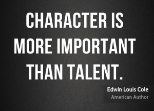 The Importance of Character!